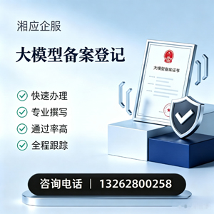 湘潭大模型备案申报服务