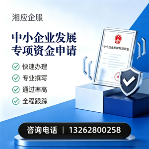 湘潭中小企业发展专项资金申报服务